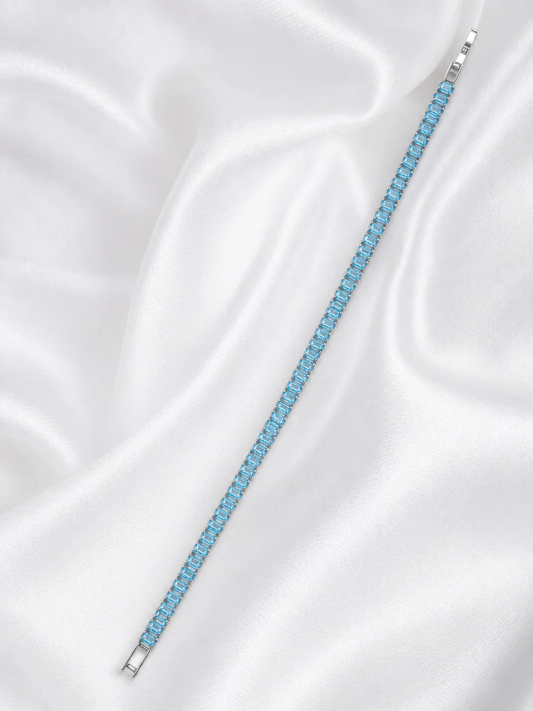 Pulseira Riviera Cristal Colors Prata Donna Bendita