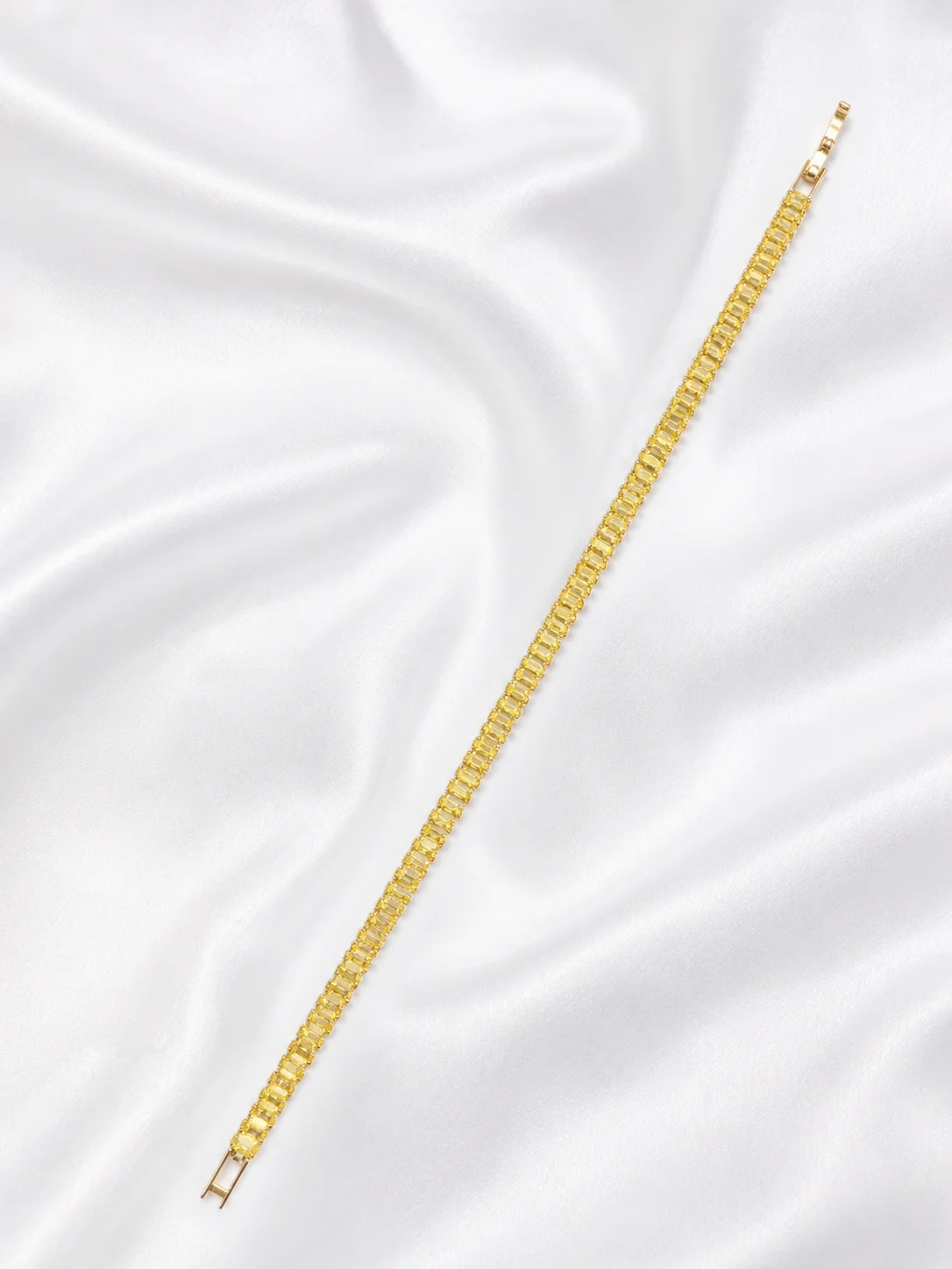 Pulseira Riviera Cristal Colors Gold Donna Bendita