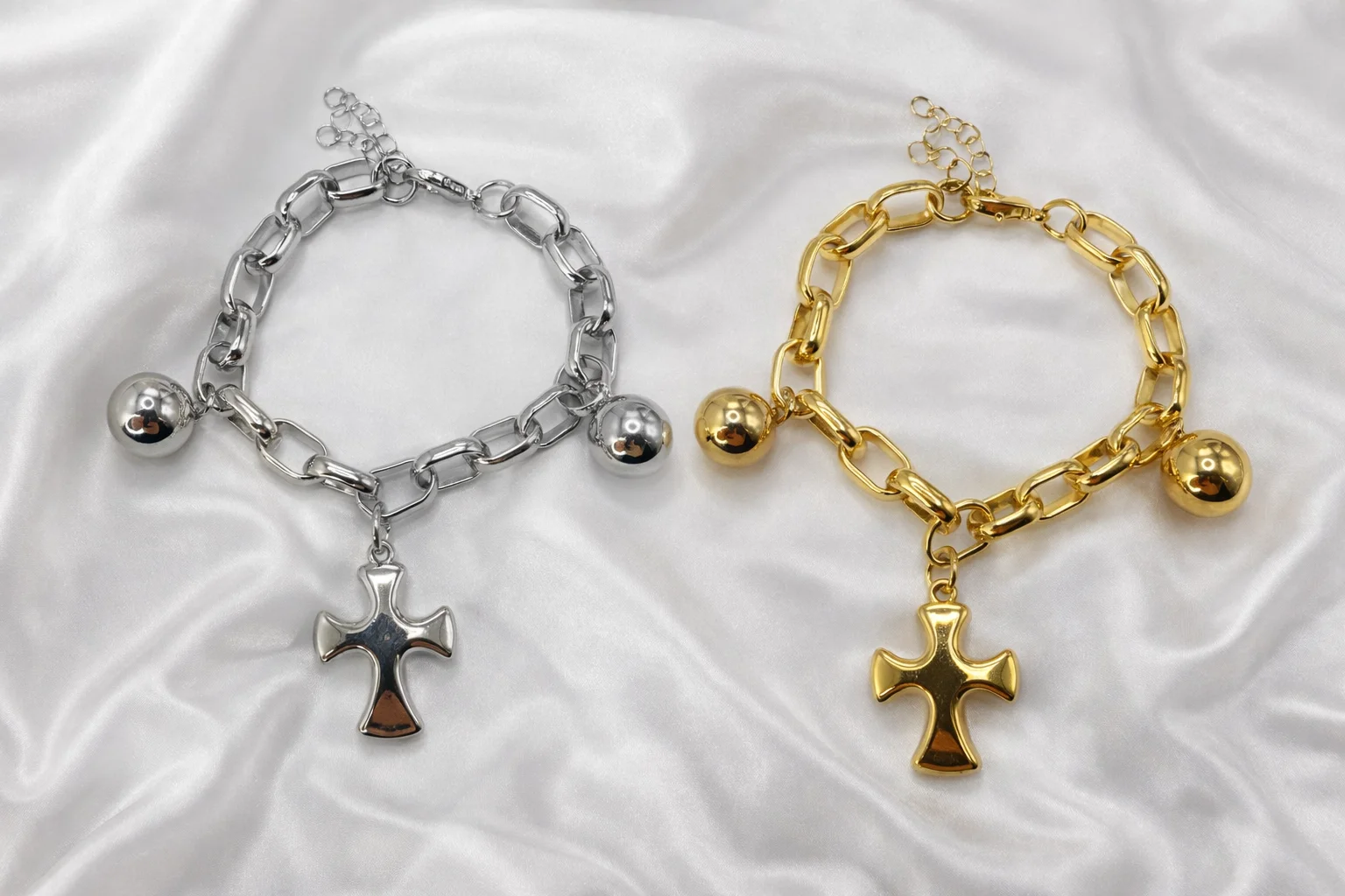 Pulseira Elos Cruz Bold Donna Bendita