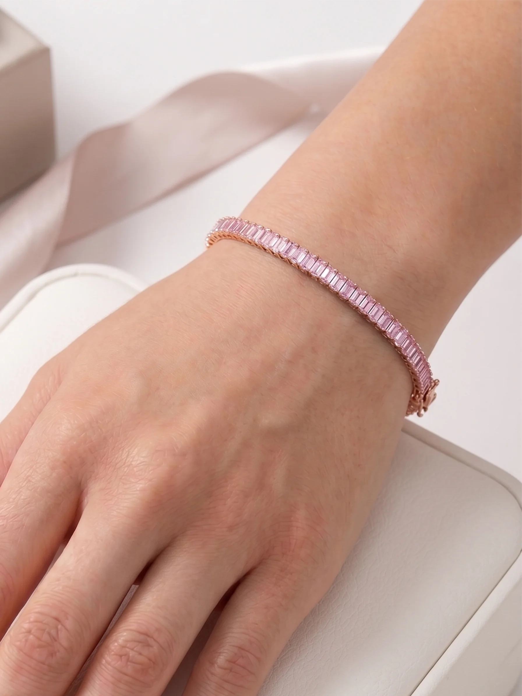 Pulseira Riviera Cristal Colors Gold Donna Bendita