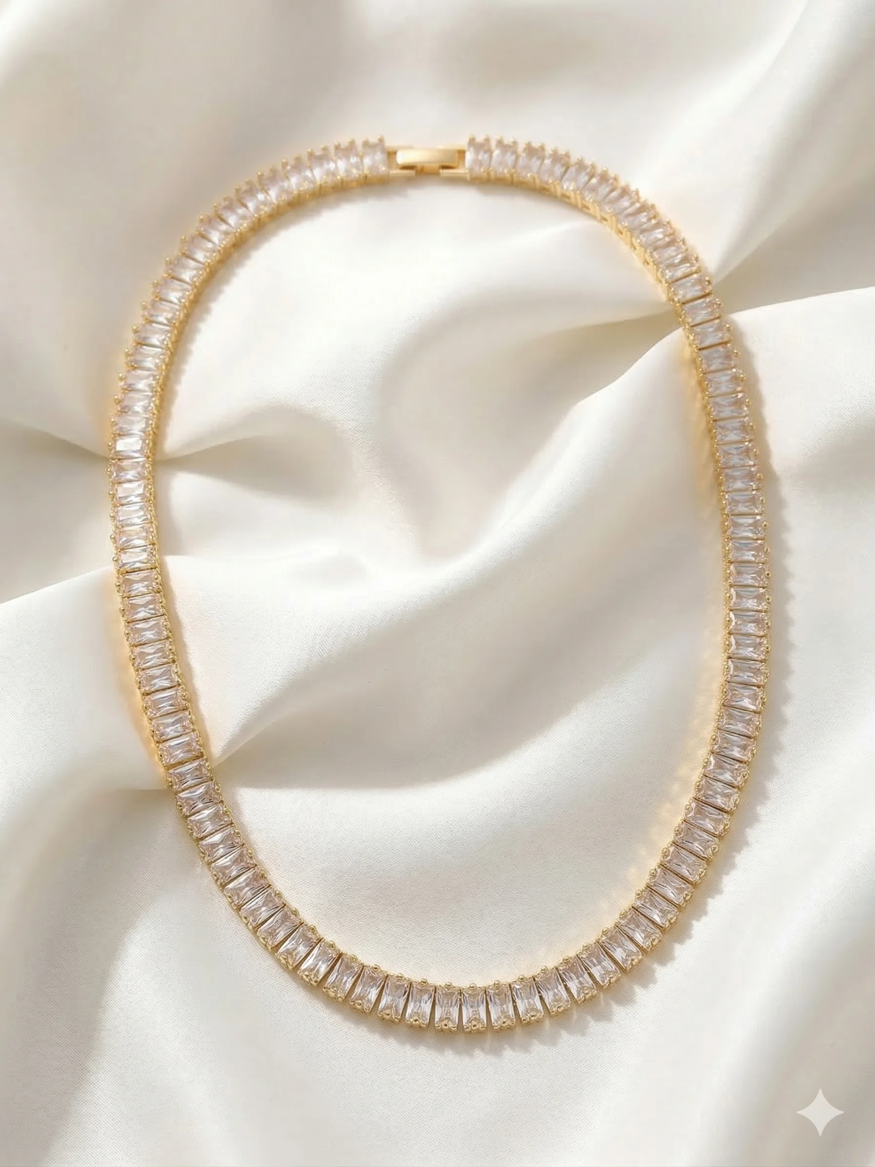 Colar Riviera Baguette Magnifique