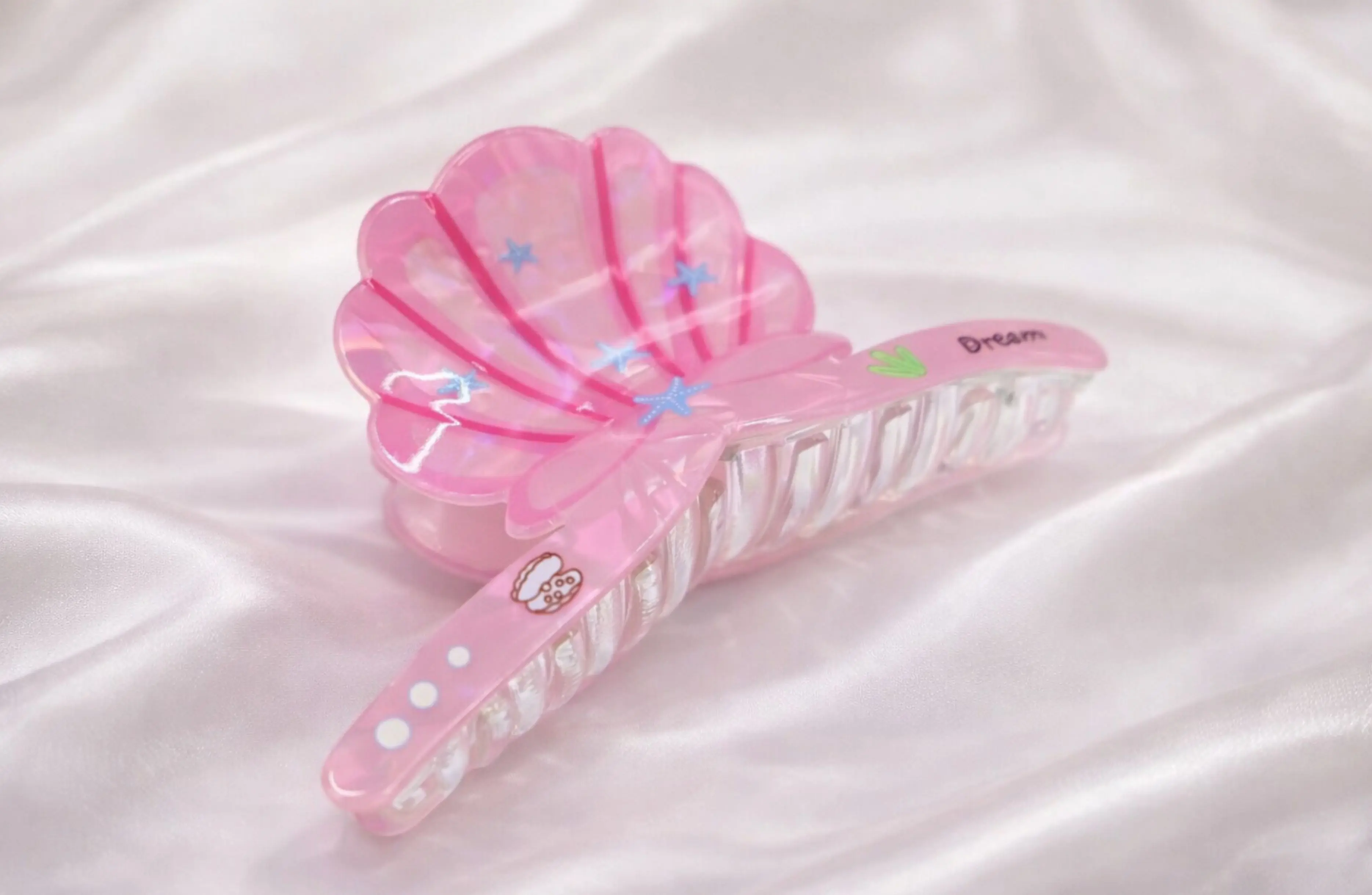 Piranha Infantil Concha Rosa Perolada