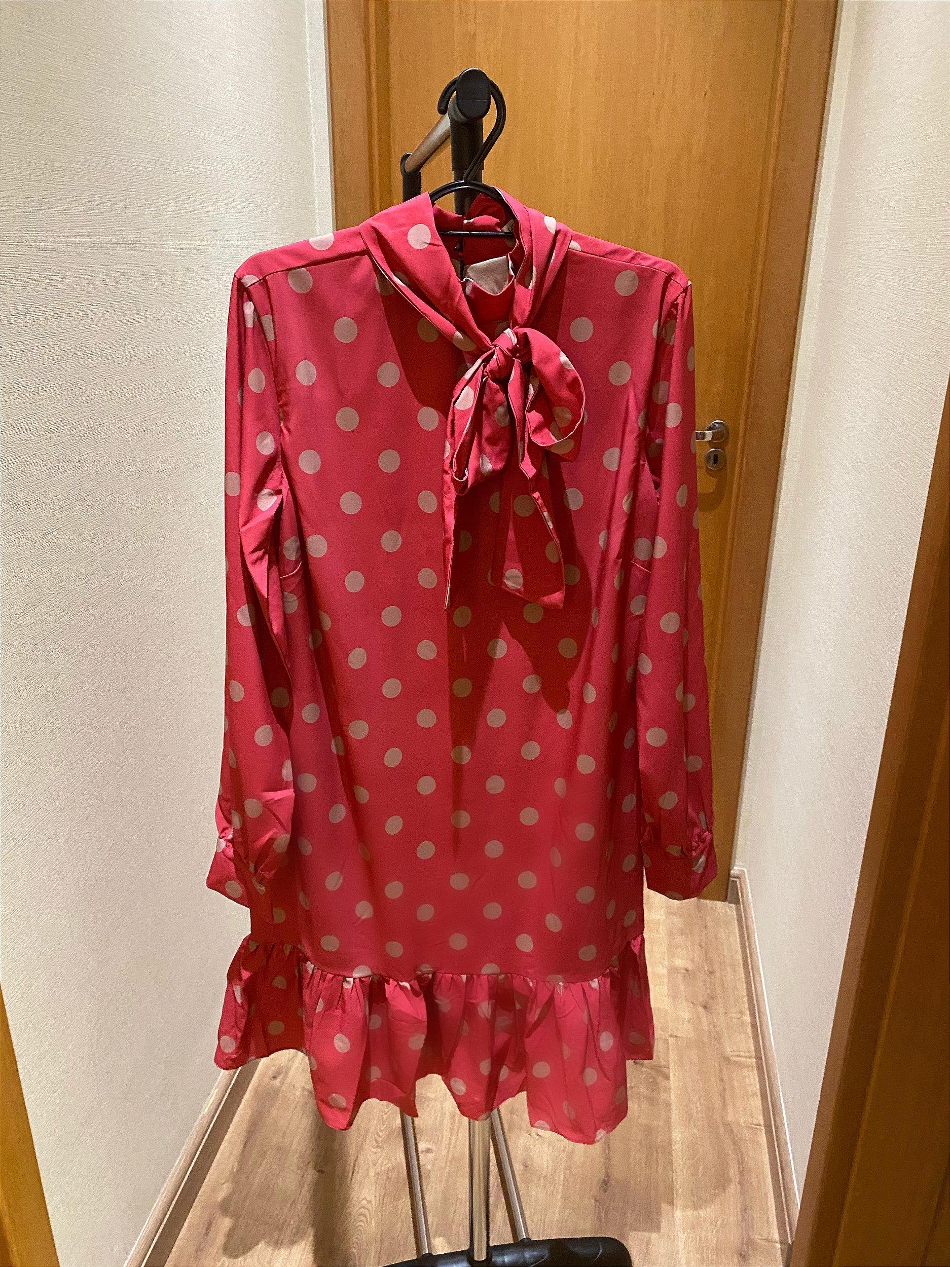 Vestido de Poá Pink
