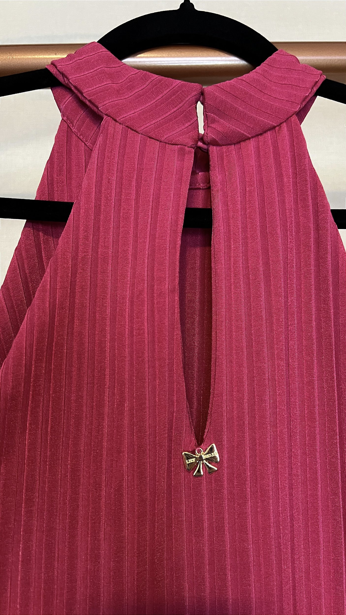 Vestido Pink Canelado